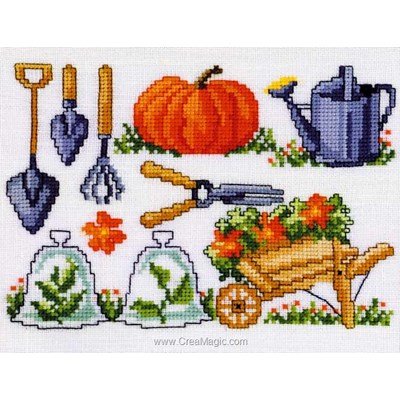 Awesocrafts Kit De Broderie Au Point De Croix, Quatre Saisons, Motifs