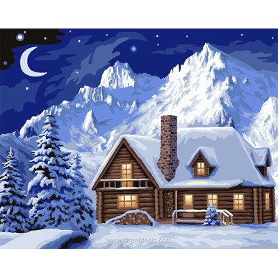 Peinture par numéro - Winter Comfort - Wizardi