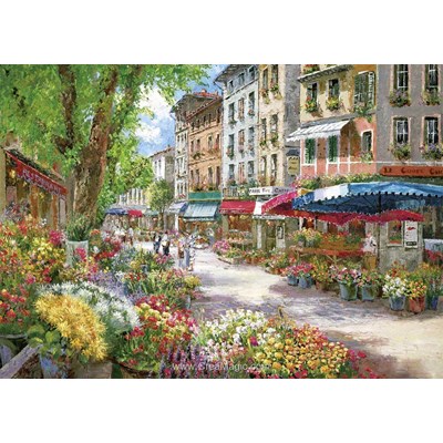 Kit broderie diamant Diamond Painting blooming street