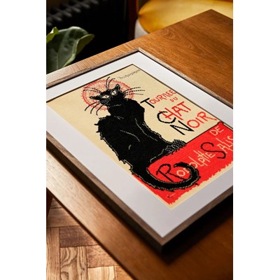 Kit broderie Le chat noir d'après Théophile-Alexandre Steinlen - DMC