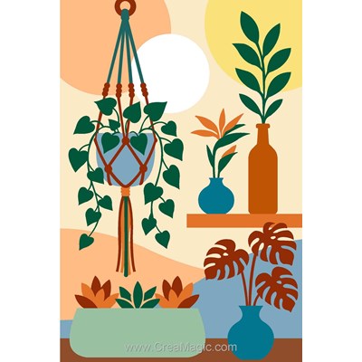 Canevas imprimé Plantes suspendues - SEG