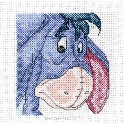 Point de croix compté eeyore disney portrait d'Anchor