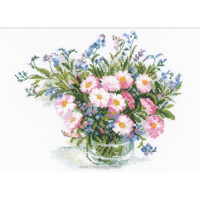 Broderie Fleurs et Plantes - Gentle Daisies - RIOLIS