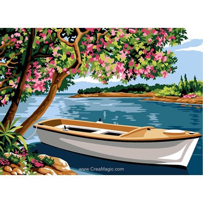 SEG canevas la barque du lac
