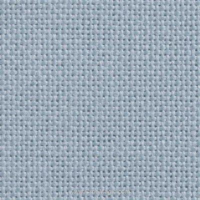 Toile etamine 11 fils glass bleu - monaco vierge à broder - Charles Craft