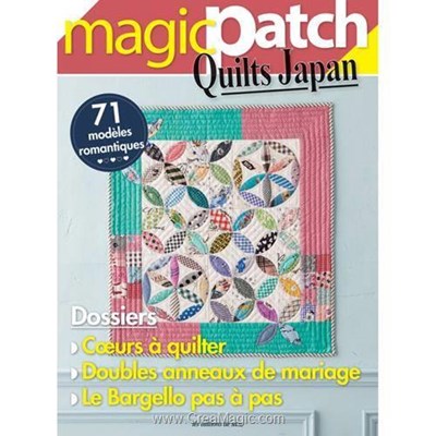 Livre - Magic patch quilts japan n°34 coeurs a quilter 71 modeles romantiques - Librairie Créative