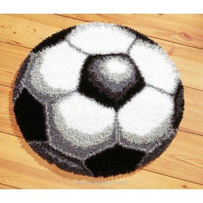 Tapis point noue Vervaco ballon de foot