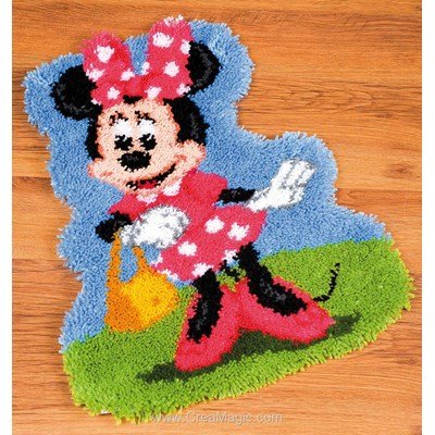 Kit tapis point noue Vervaco minnie - disney