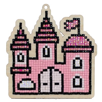 Kit broderie diamant château de princesse de Wizardi