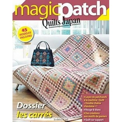 Livre - Magic patch quilts japan - les carres - Librairie Créative