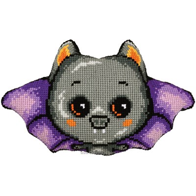 Coussin Bat - doc inclus - Vervaco