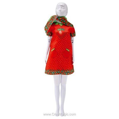 Couture set twiggy strawberry DRESS YOUR DOLL