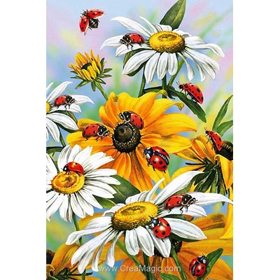 Kit broderie diamant sun flowers de Diamond Painting