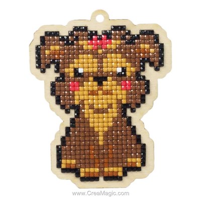 Broderie diamant dog lady - Wizardi