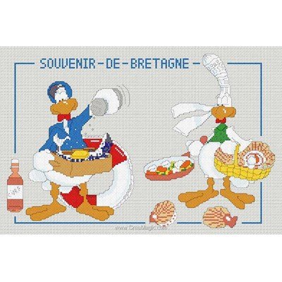 Souvenir bretagne broderie modele point de croix - Anagram