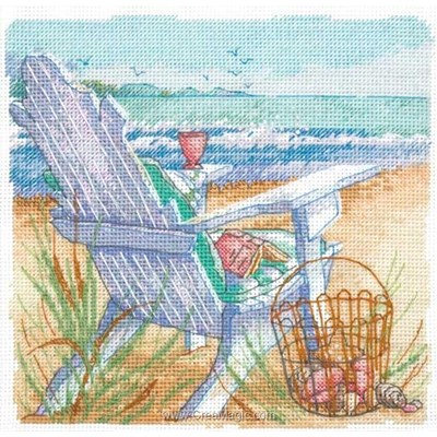 Broderie modele point de croix Dimensions tide view