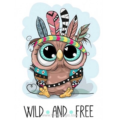 Kit broderie diamant Collection d'art wild and free