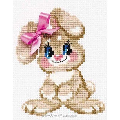 Mini kit RIOLIS lapin au ruban rose