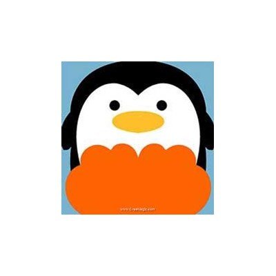 Kit canevas SEG pour enfants dessine moi un pingouin