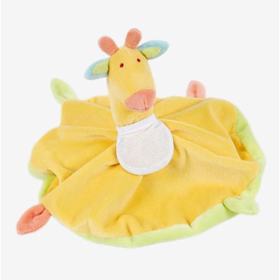 Doudou bébé à broder girafe pastelle - DMC