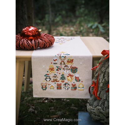 kit Chemin de Table Un arbre aux petites merveilles - Vervaco