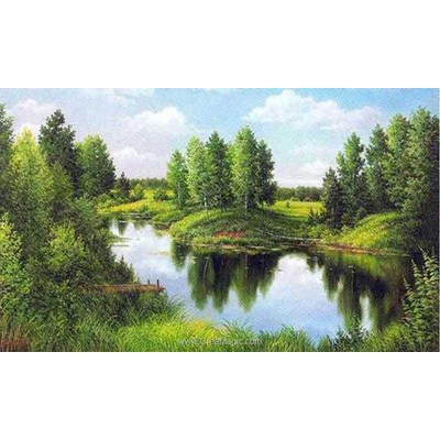 Broderie diamant silent river de Diamond Painting