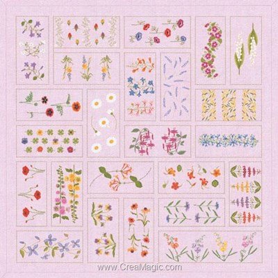 Fleur patchwork - Le Bonheur Des Dames