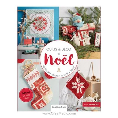 Livre - Quilts & deco de noel - Librairie Créative