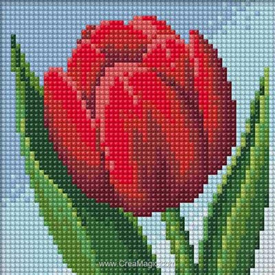 Broderie diamant Diamond Painting tulip