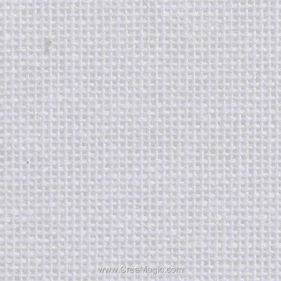 Toile lin 11 fils white salt - carolina de Charles Craft à broder