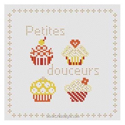 Kit Broderie Marie Coeur 20/20 Pour Débutants - Modèle Animaux/insectes, Sans Tambour - Neuf