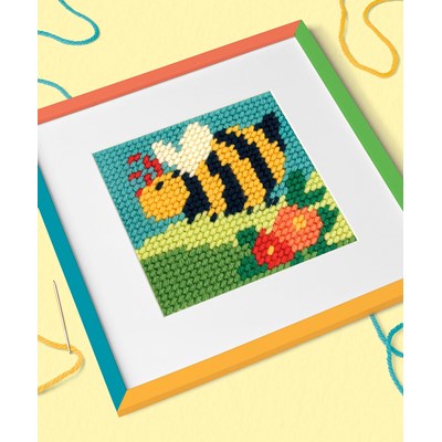Kit canevas enfant berthie l'abeille - DMC