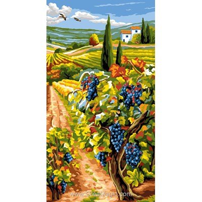 Le sentier des vignes canevas - Rafael Angelot