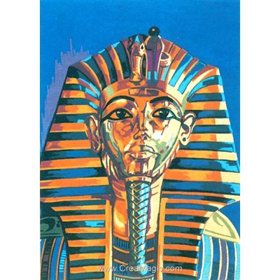 Canevas buste de pharaon - Collection d'art