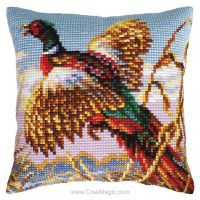 Kit Coussin Canevas - Pheasant - Collection d'art