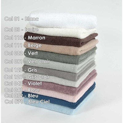 Serviette de bain coloris 121 gris clair - 500gr-m2 à broder - DMC