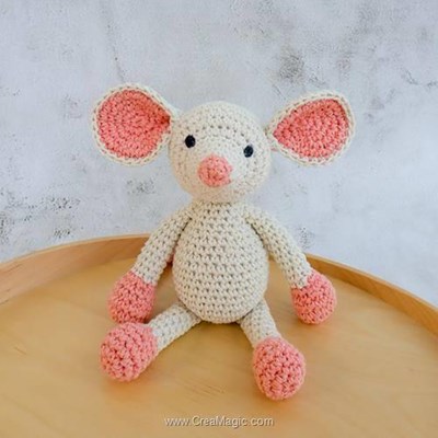 Kits amigurumi - Monica la souris - Hoooked