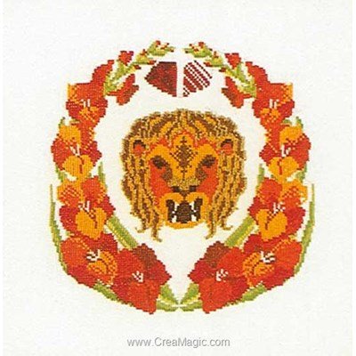 Kit Point De Croix Thea Gouverneur - Tigre 579A Sur Toile Aida - Animal