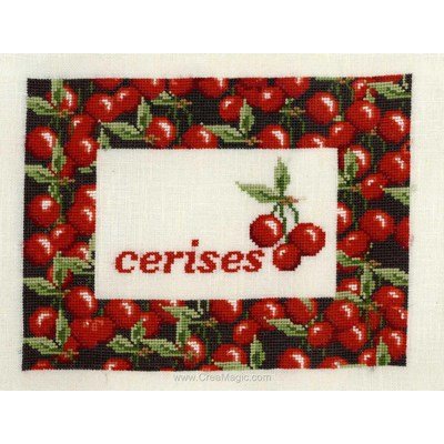 Broderie point compté cerises - Anagram