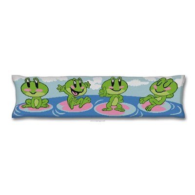 Coussins bas de porte - Bas de porte les grenouilles en fête - Luc création