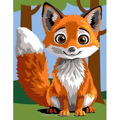 Kit Canevas Complet - Renard - Margot