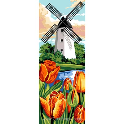 Canevas paysages - Le moulin - Margot