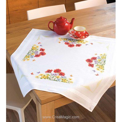 Kit nappe champêtre en broderie traditionnelle - Vervaco PN-0145162