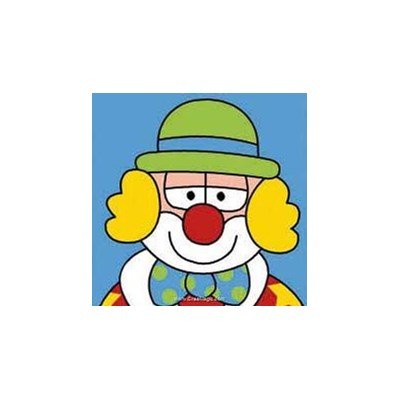 Visage de clown kit canevas débutant - SEG