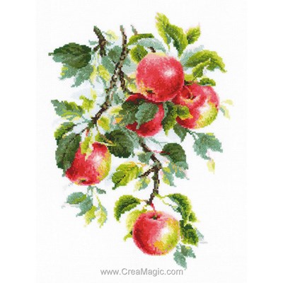 Broderie Fleurs et Plantes - Juicy Apples - RIOLIS