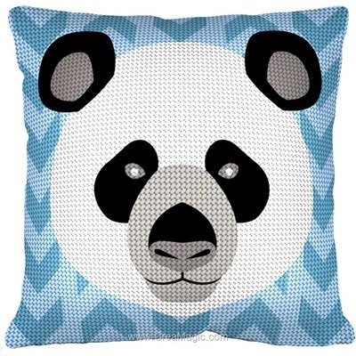 Kit coussin Margot panda zen au demi point