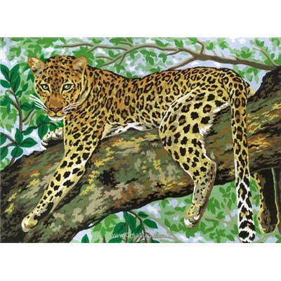 Collection d'art canevas le léopard