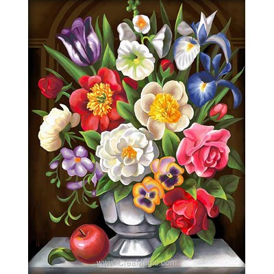 Broderie diamant flowers de Diamond Painting