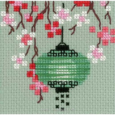 Riolis 1707 Lanterne chinoise Kit point de croix compté - BRODERIE DU MONDE