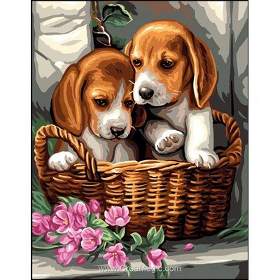 Canevas complicité de beagle - Rafael Angelot